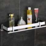 umiyaji balaji hardware UBH Stainless Steel Bathroom Shelf | Multipurpose Storage Rack for Bathroom | SS Slat Bathroom Accessories (Small 12X5)